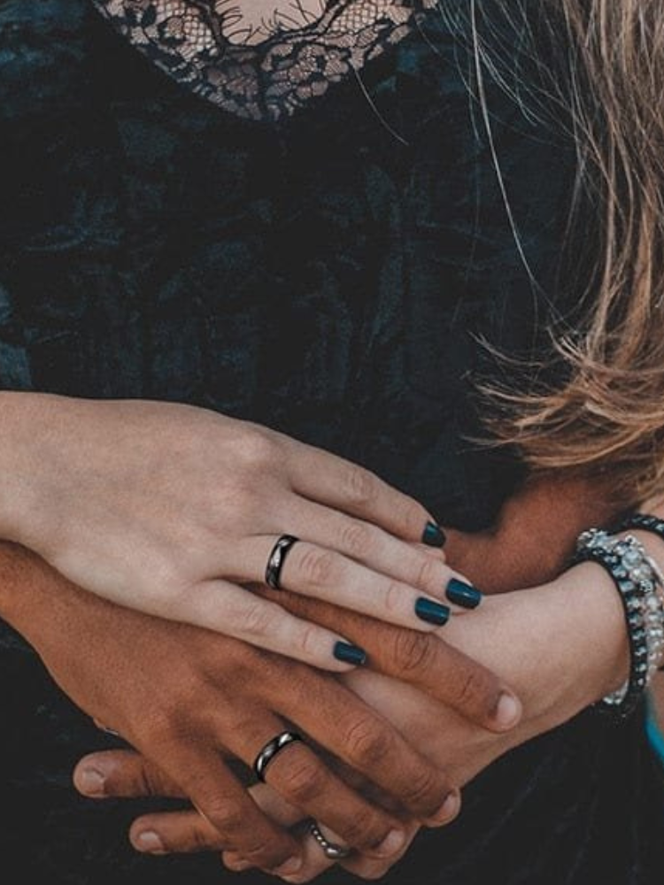 Black Wedding Rings for Couples