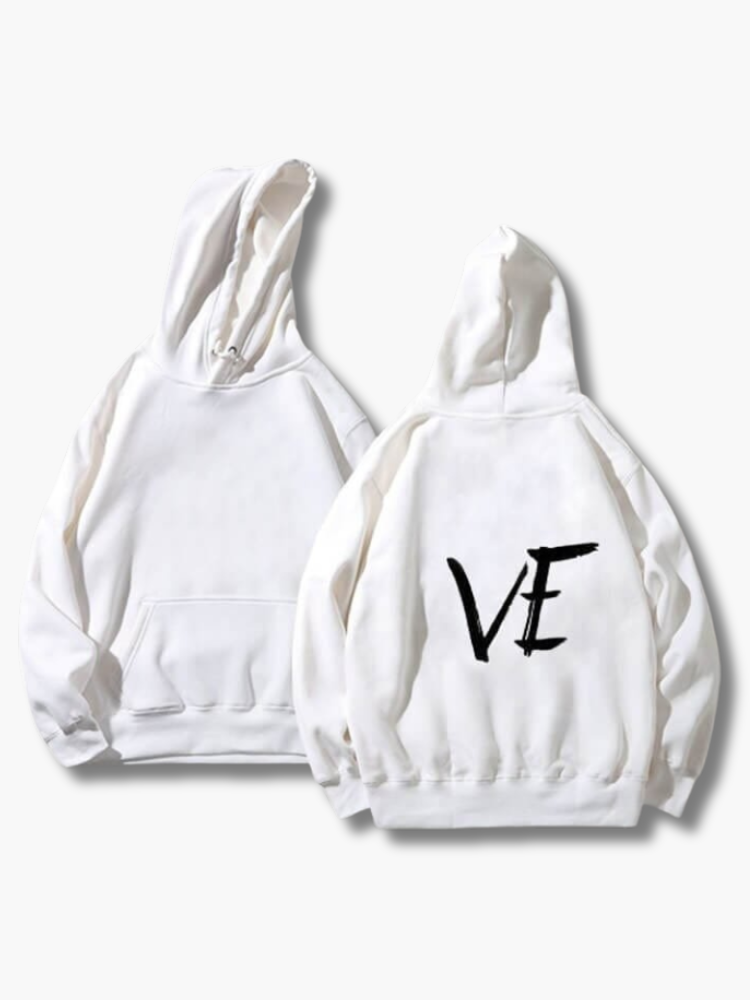 Black & White Couple Hoodies