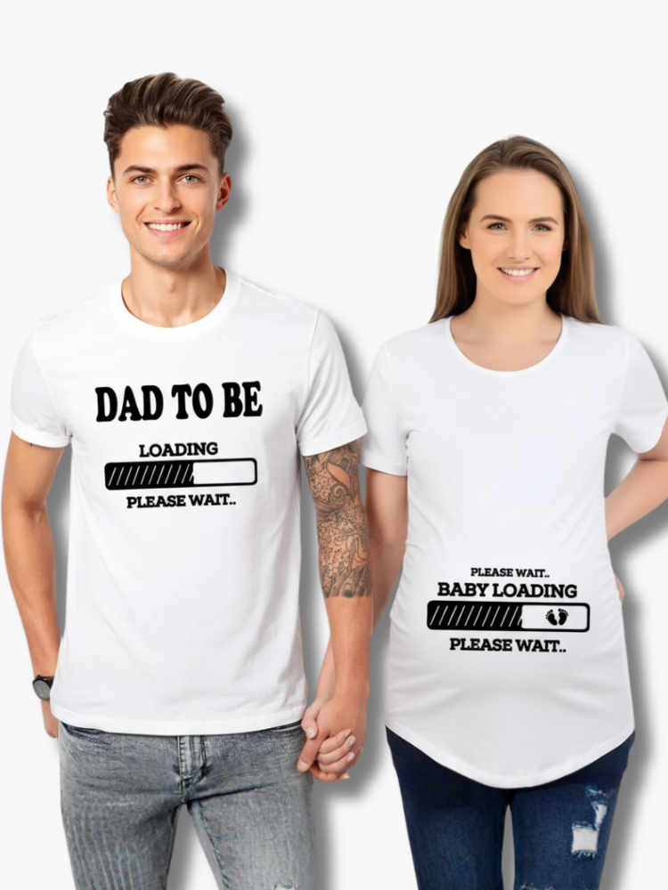 Baby Loading T-shirt for Couple