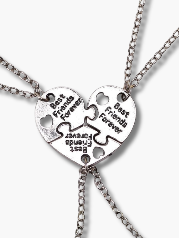 3 Person Best Friend Necklaces