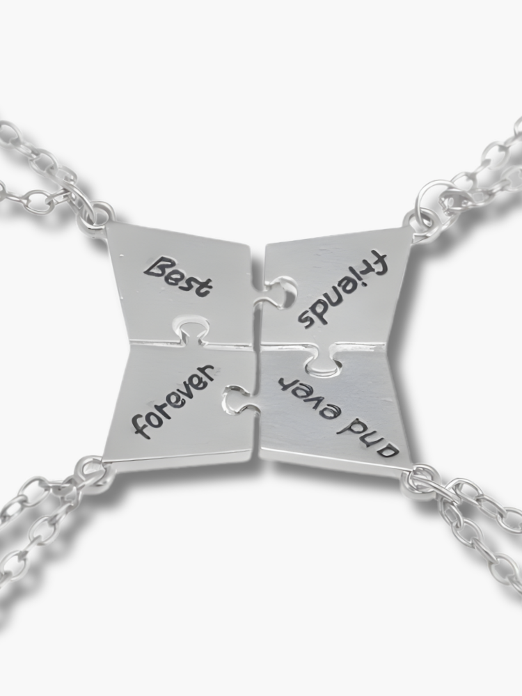 4 Part Friendship Necklace