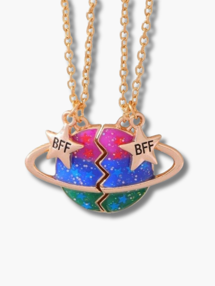 Best Friends Necklace Set 2 Piece