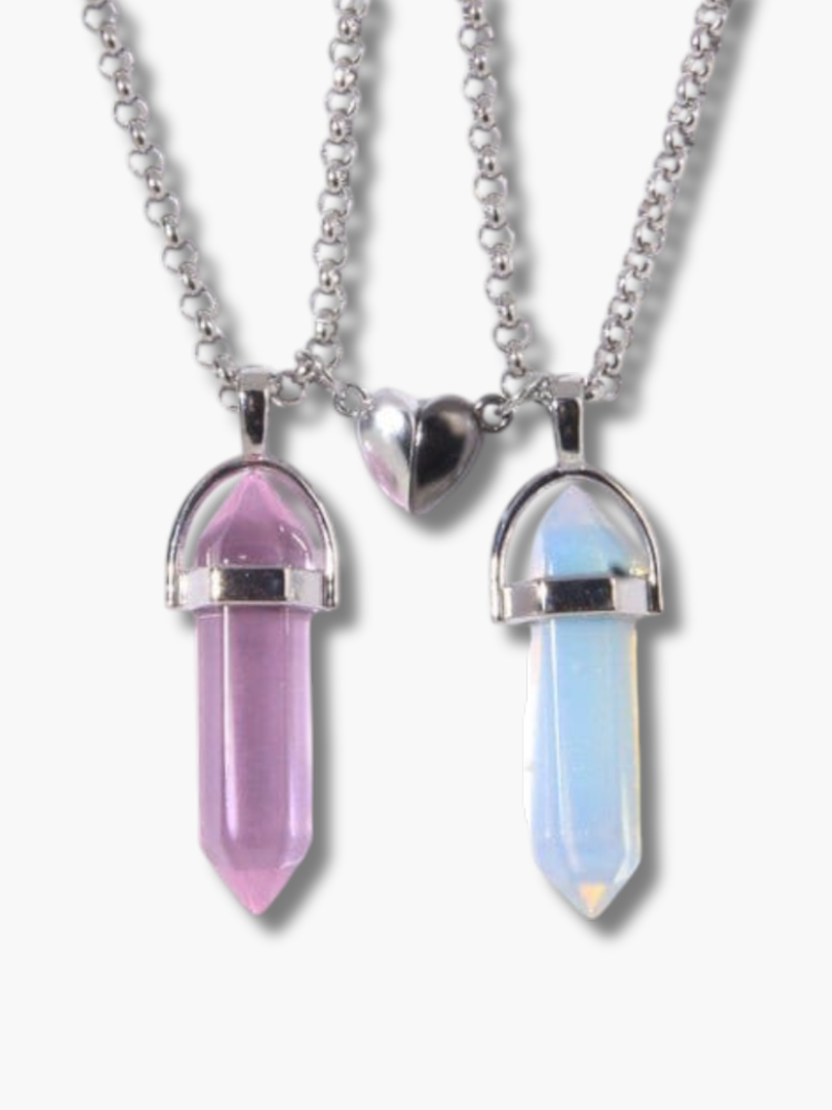 Best Friend Necklaces for 2 Magnetic
