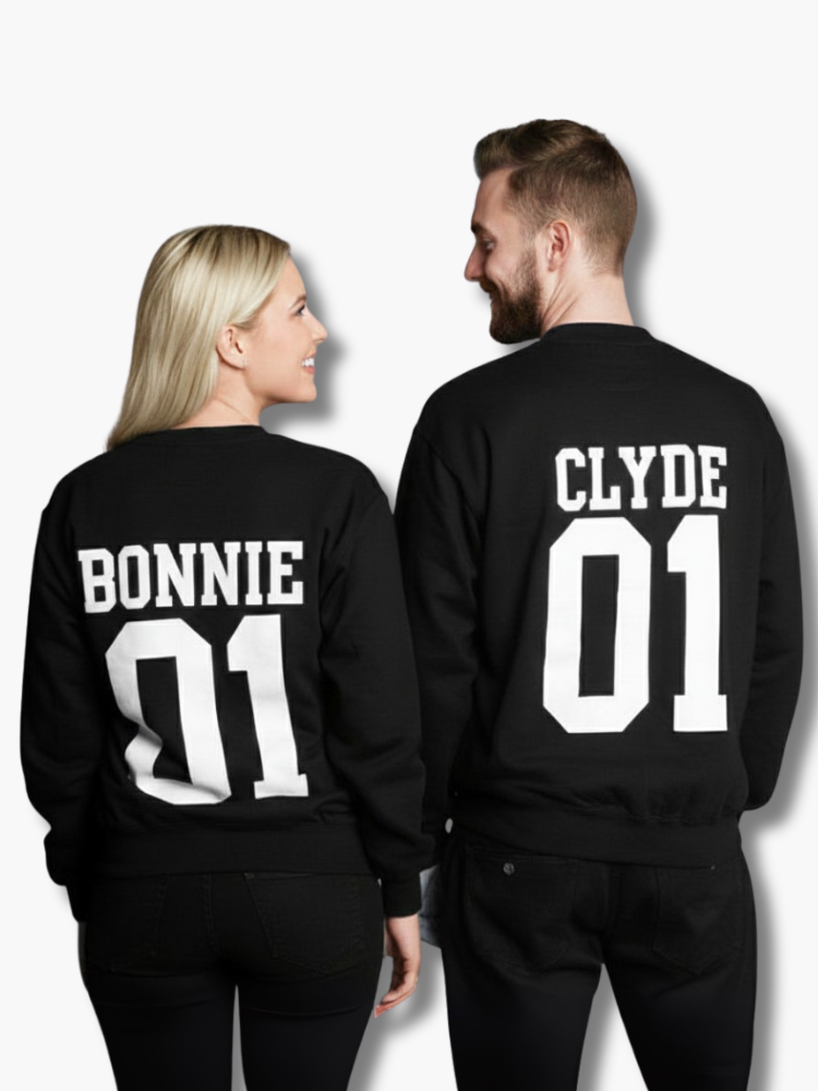 Bonnie & Clyde n°1 Couple Sweatshirts