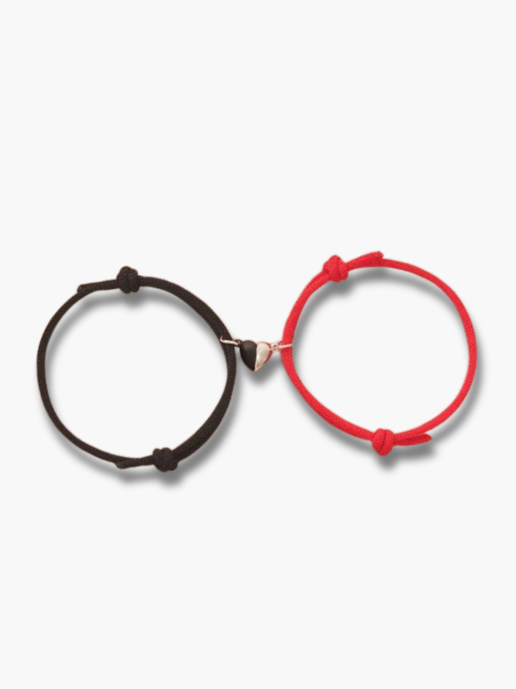 Couples Heart Magnetic Bracelets