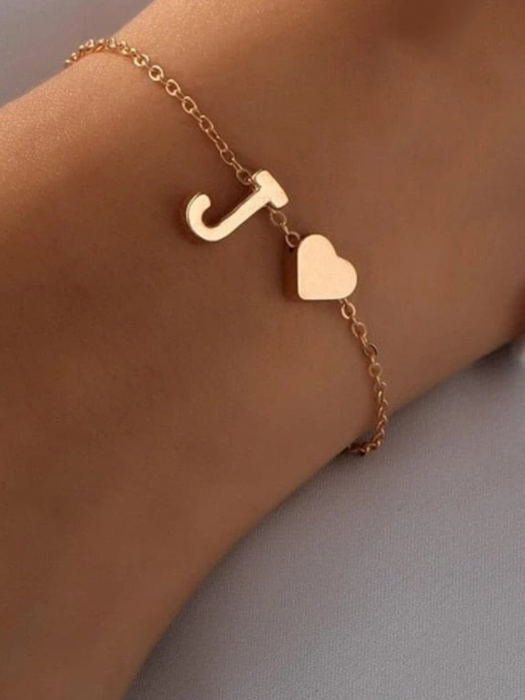 Couples Initial Bracelets