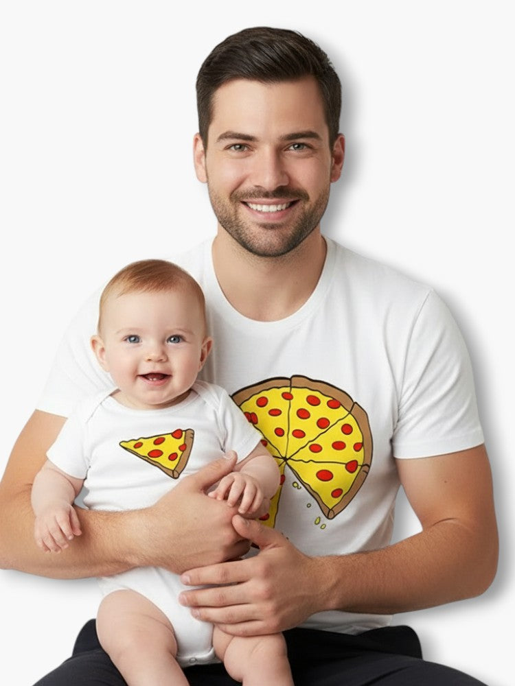 Daughter and Dad Pizza T-shirts