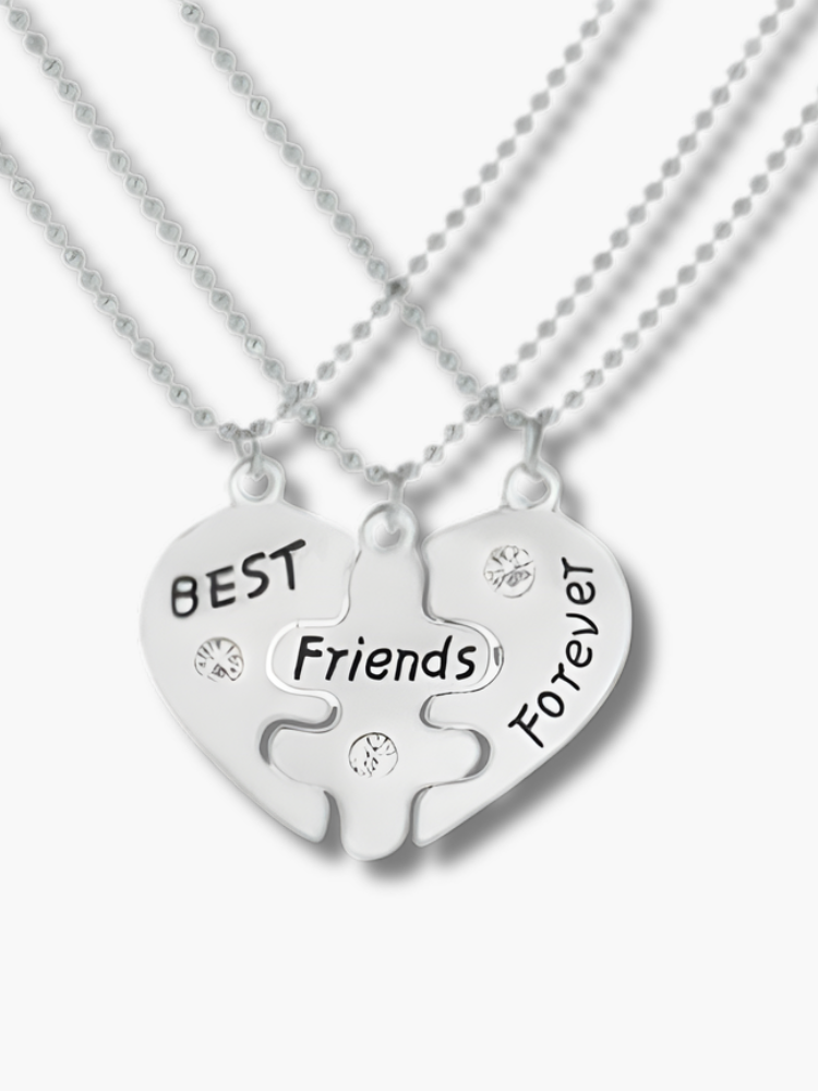 Best Friend Gifts Puzzle Piece Necklace for3