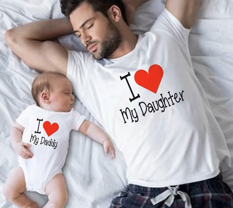 Love Daddy and Daughter T-shirt