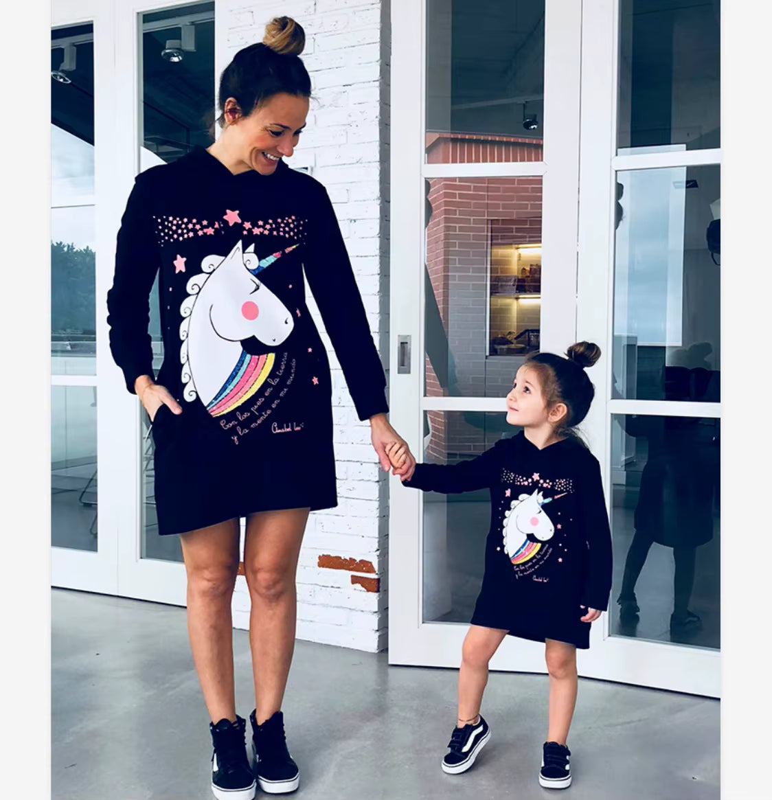 Mother and Daughter Unicorn Dresses