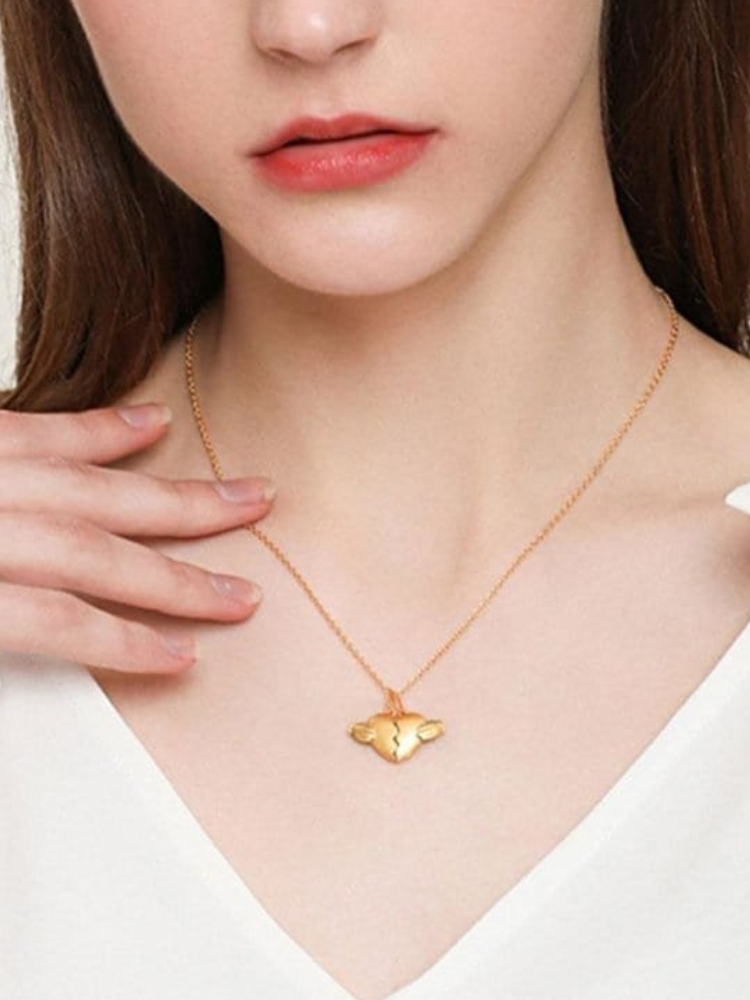 Heart Magnetic Necklace for Couples