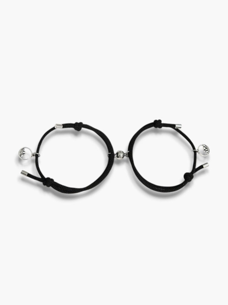 Magnetic Couple Bracelets Set