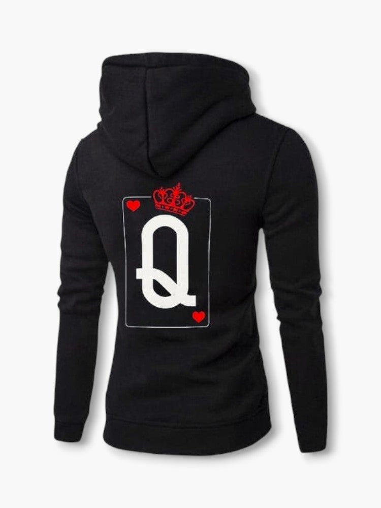 Matching King & Queen Hoodies for Couples