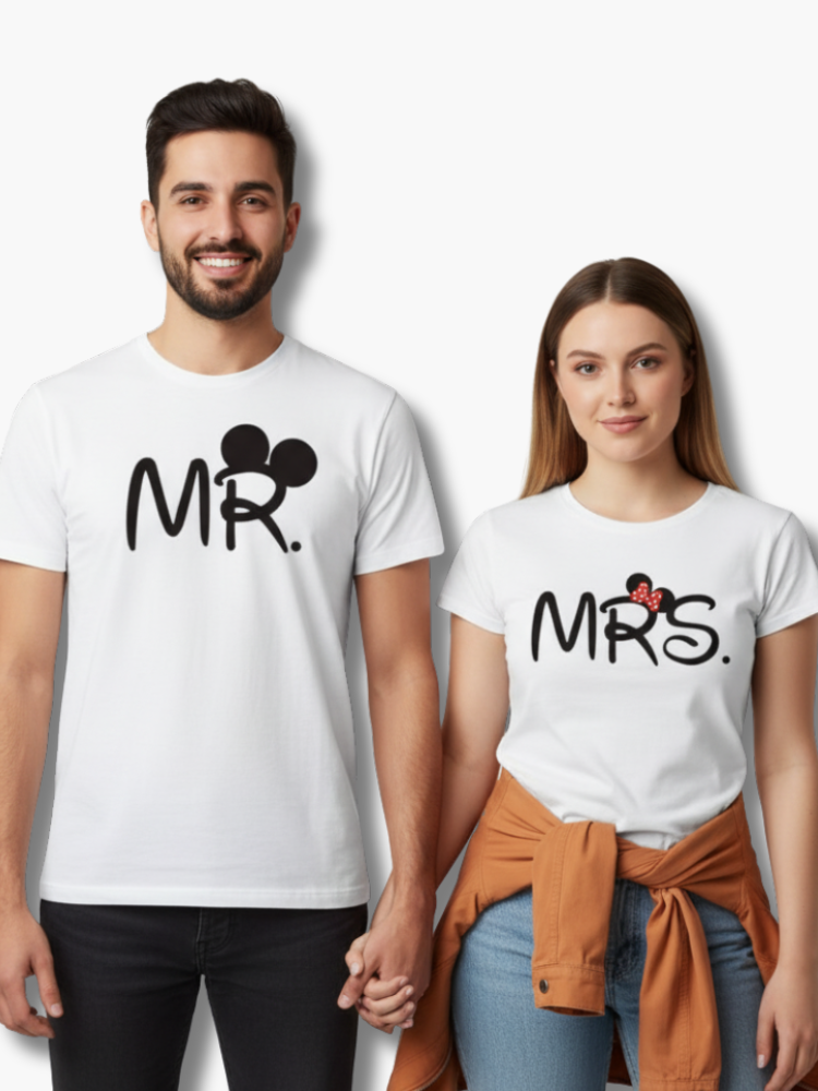 Mr and Mrs Matching T-shirts