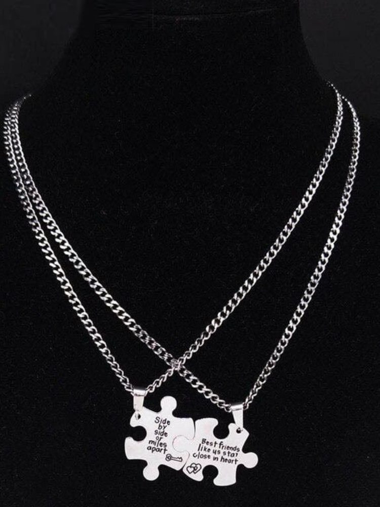 Puzzle Piece Best Friend Necklace