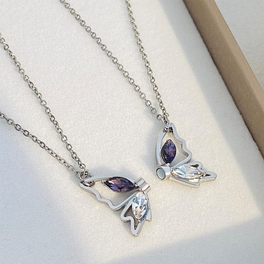 Best Friend Butterfly Necklaces