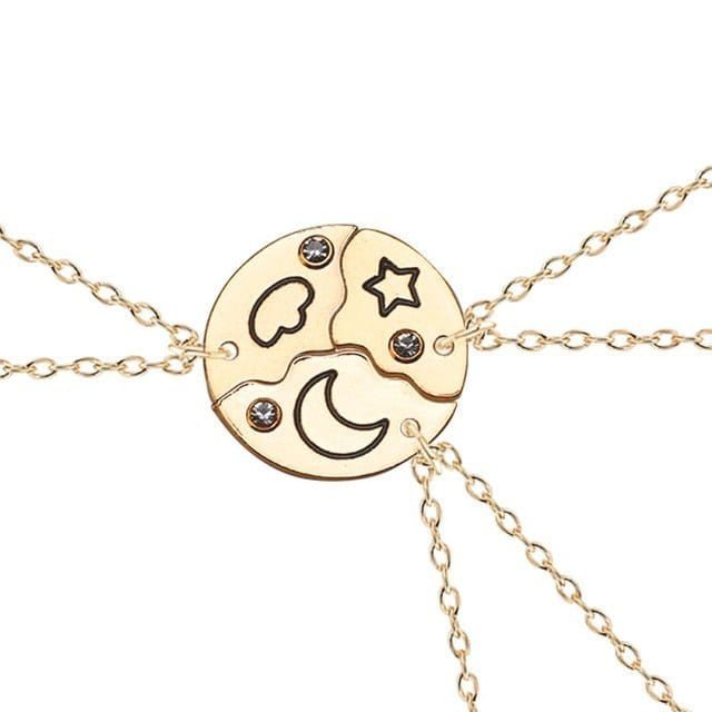 Best Friends Necklace Set 3 piece