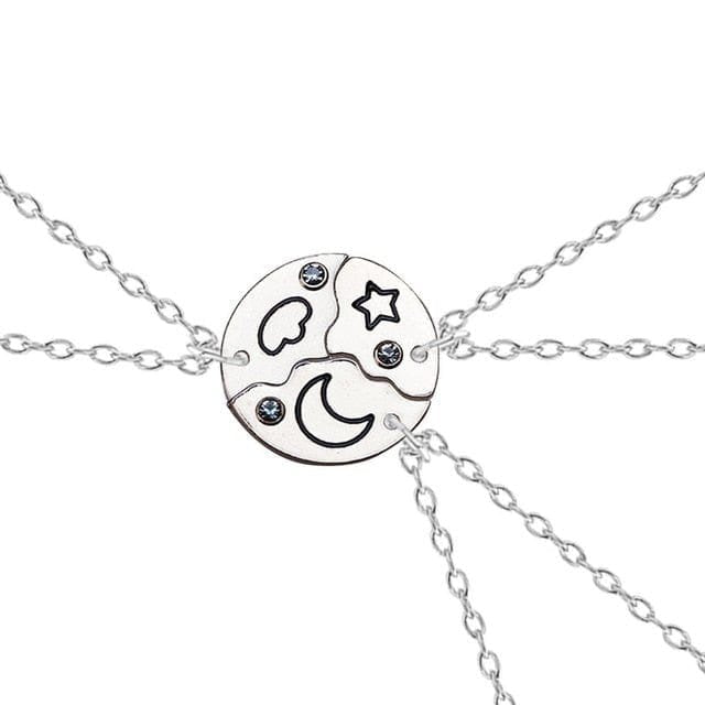 Best Friends Necklace Set 3 piece