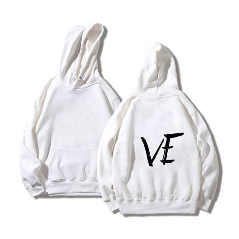 Black & White Couple Hoodies