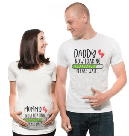 Future Daddy & Mommy Matching T-shirts