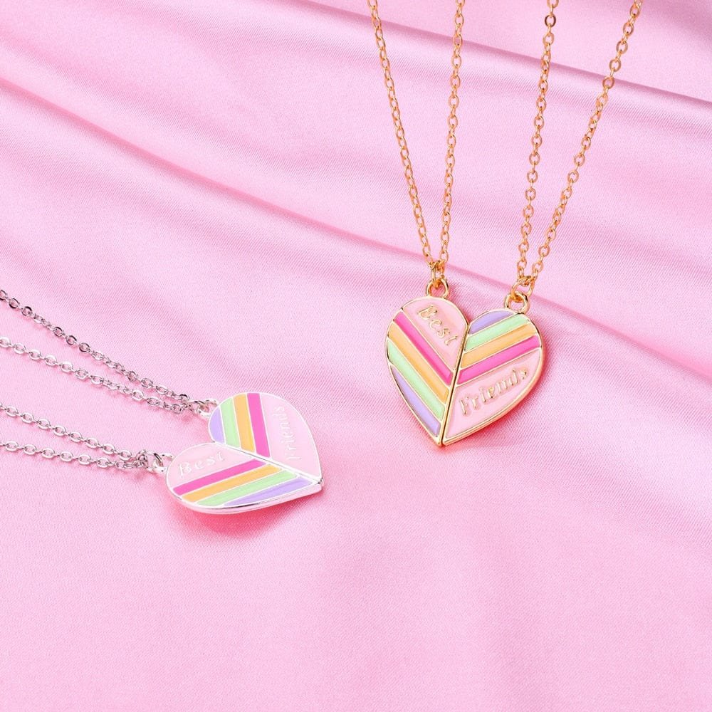 Half Heart Necklace for Best Friends