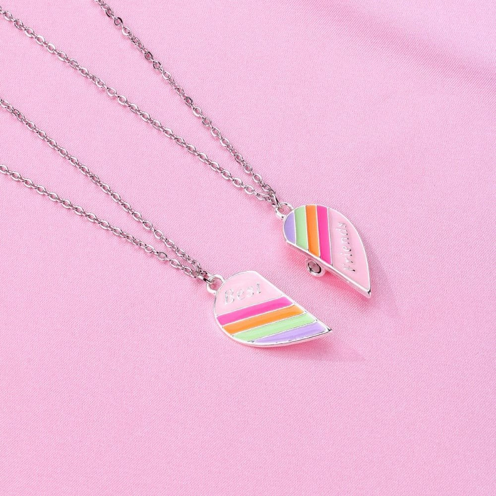 Half Heart Necklace for Best Friends
