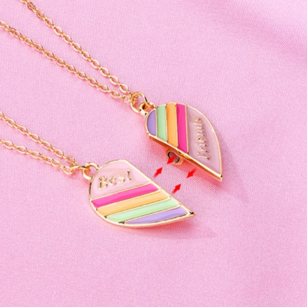 Half Heart Necklace for Best Friends