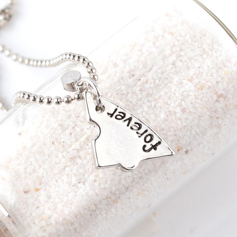 Magnetic Best Friend Heart Necklace