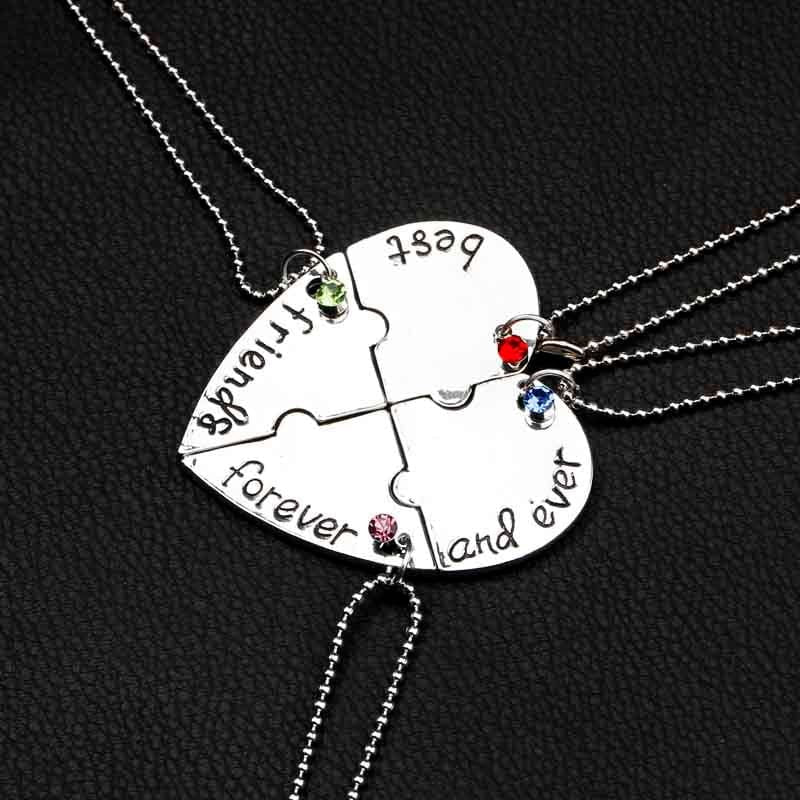 Magnetic Best Friend Heart Necklace
