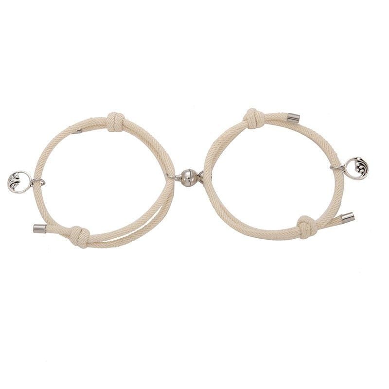 Magnetic Couple Bracelets Set