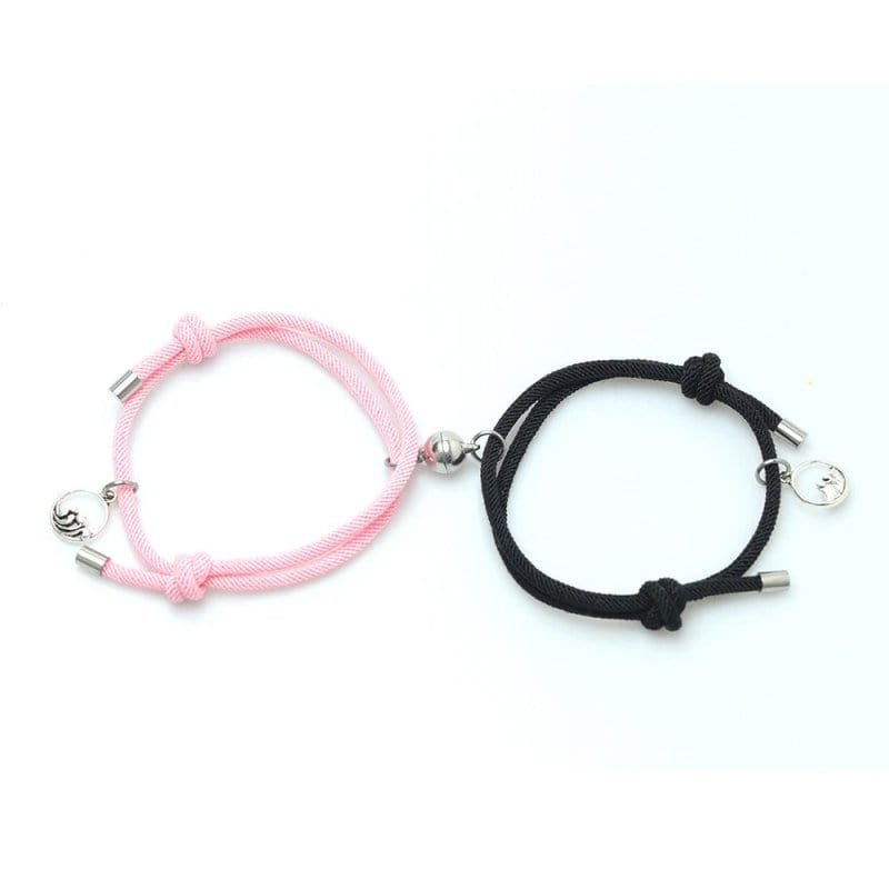 Magnetic Couple Bracelets Set