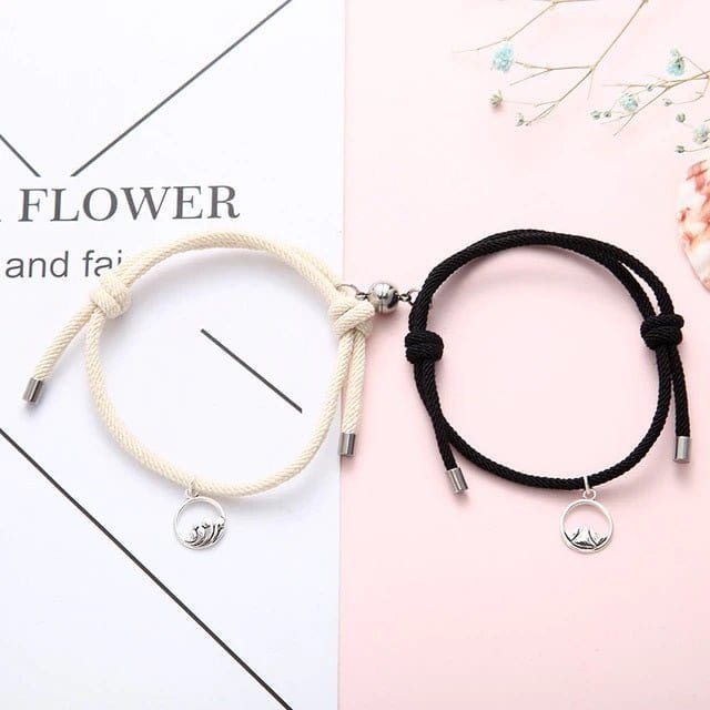 Magnetic Couple Bracelets Set