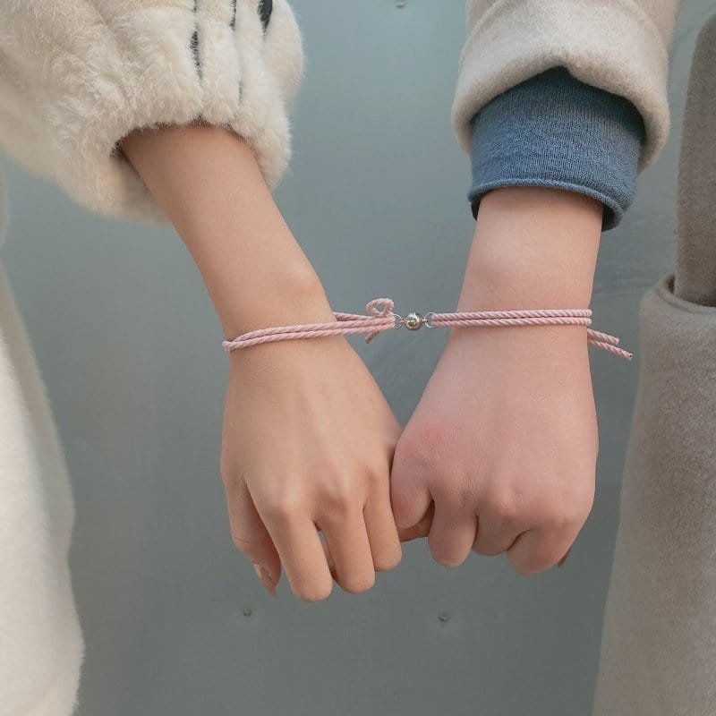 Magnetic Couple Bracelets Set