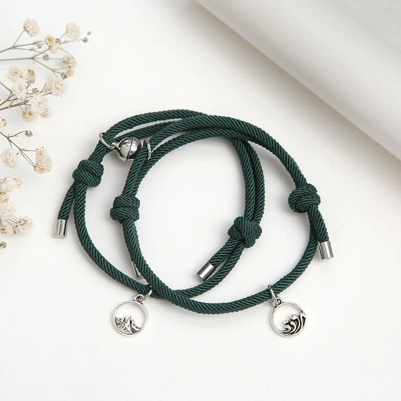 Magnetic Couple Bracelets Set