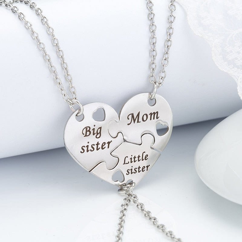 Mom and 2 Daughters 3 part Necklace