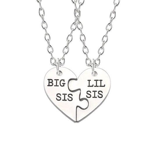 Silver Sister Necklace