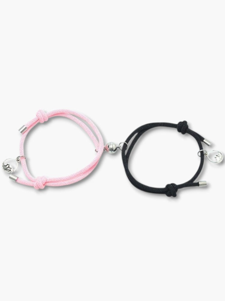 Magnetic Couple Bracelets Set