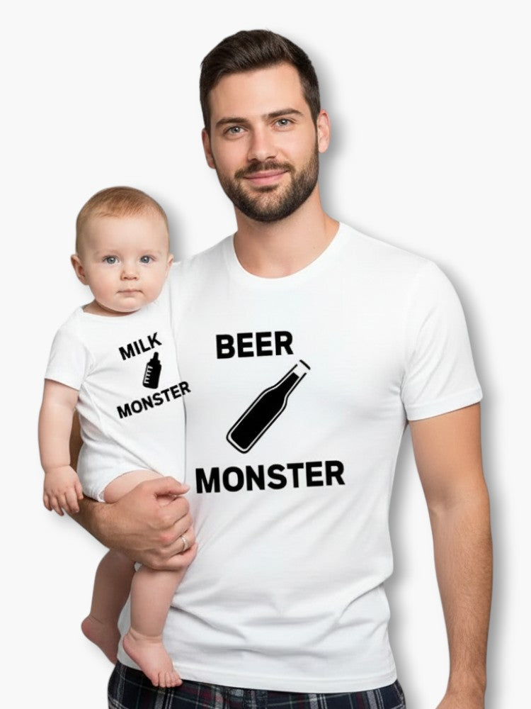 Daddy and Me Monster T-shirts