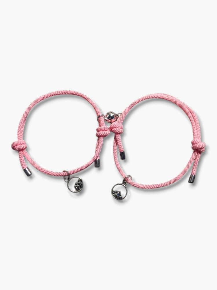 Magnetic Couple Bracelets Set