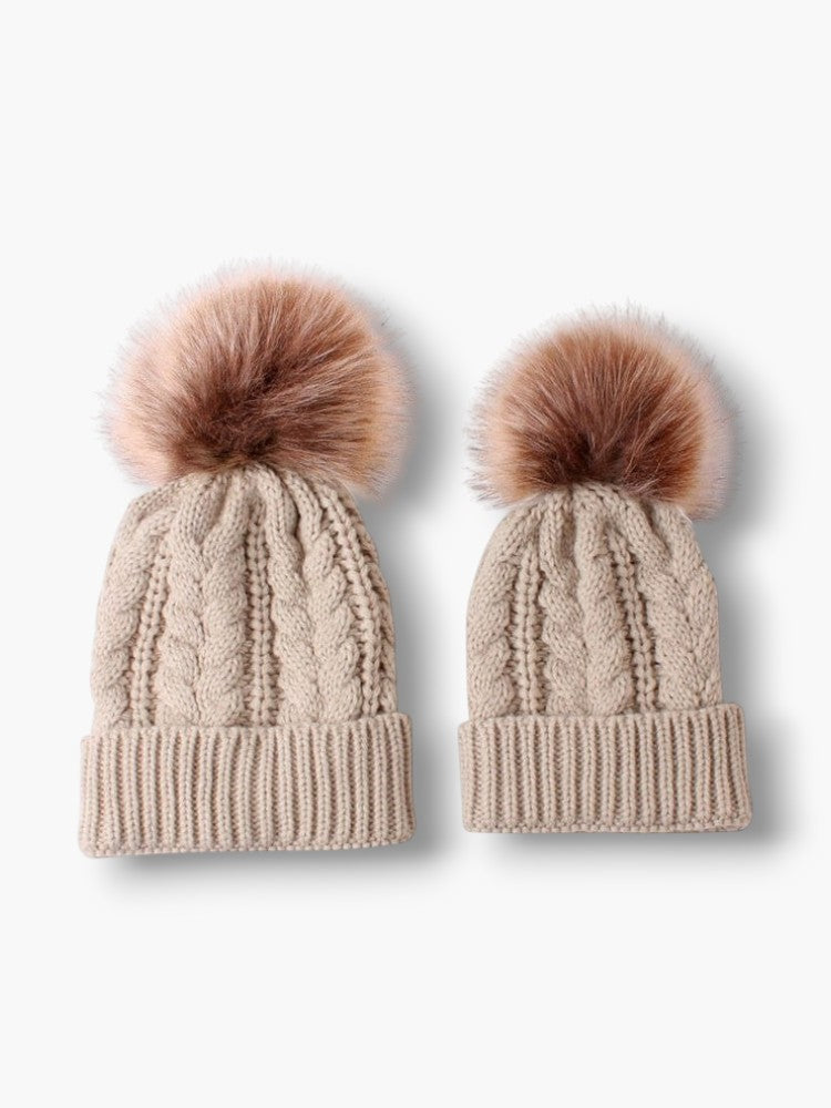 Mom Daughter Beanies