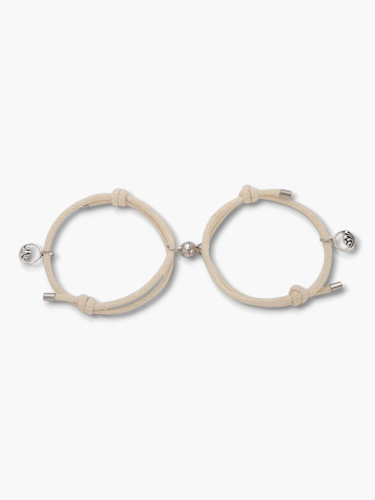 Magnetic Couple Bracelets Set