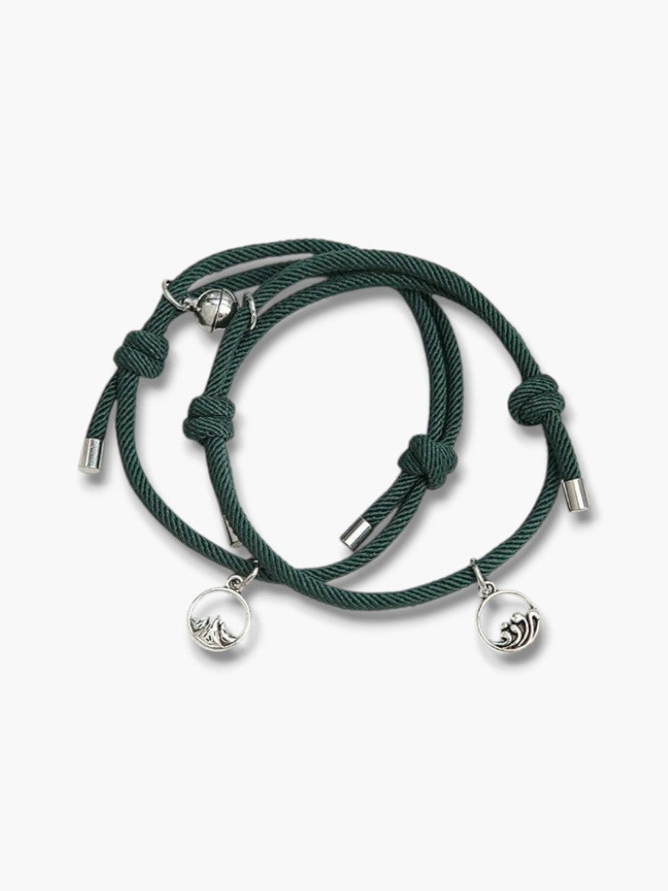 Magnetic Couple Bracelets Set