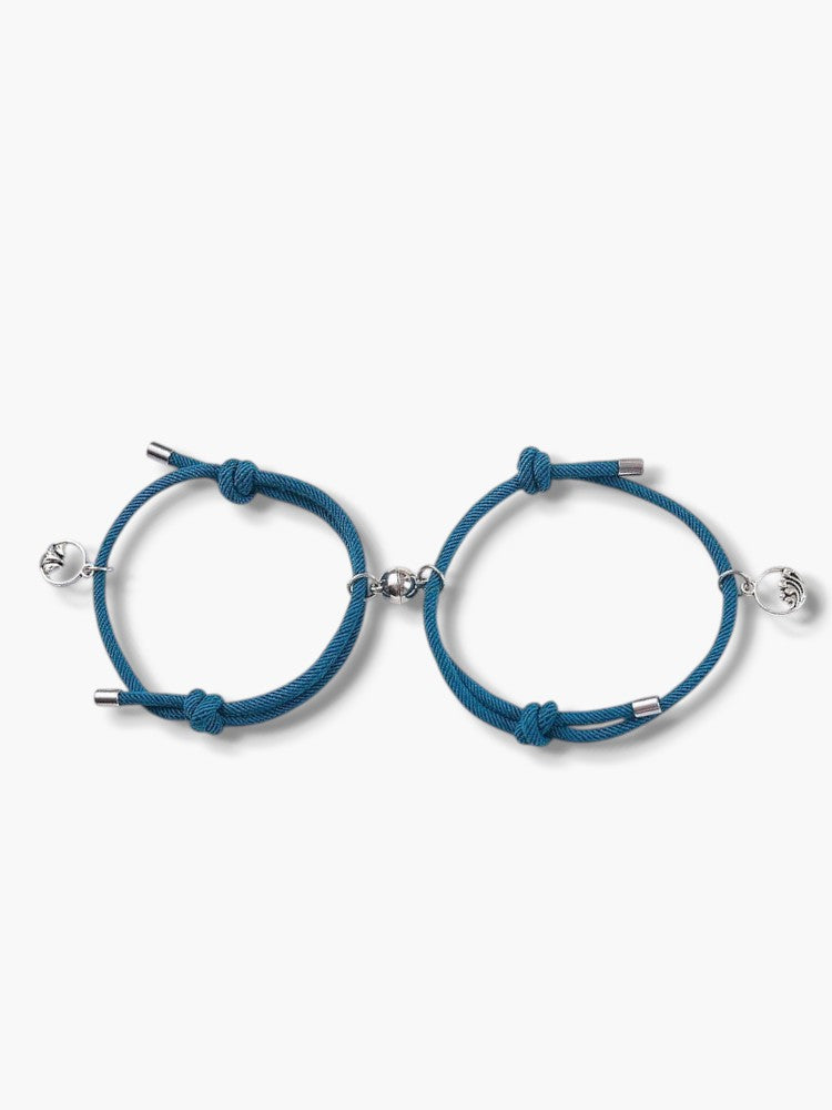 Magnetic Couple Bracelets Set