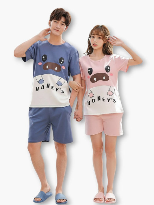 Matching Pajama Shorts for Couples