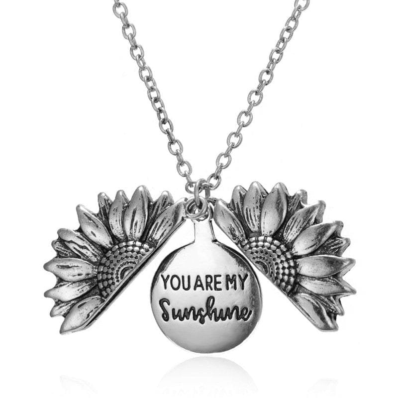 You Are My Sunshine Matching Couple Necklace