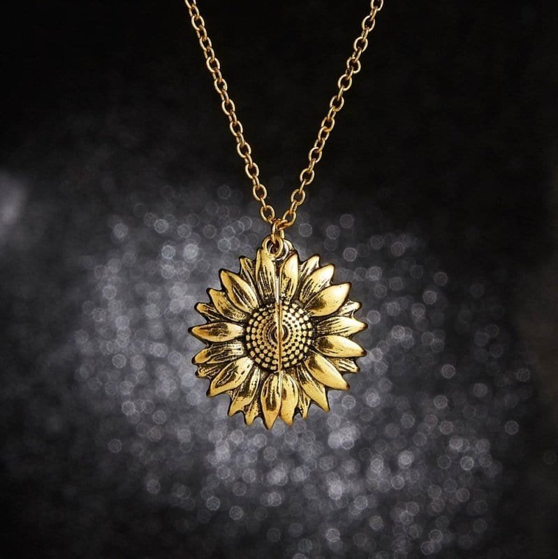 You Are My Sunshine Matching Couple Necklace