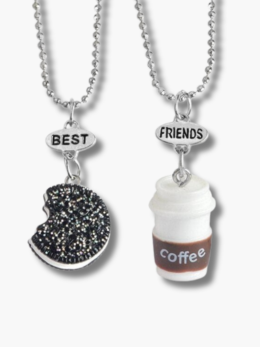 Oreo & Coffee Friendship Necklaces
