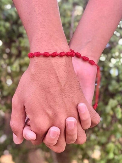 Match Couple Red Bracelets