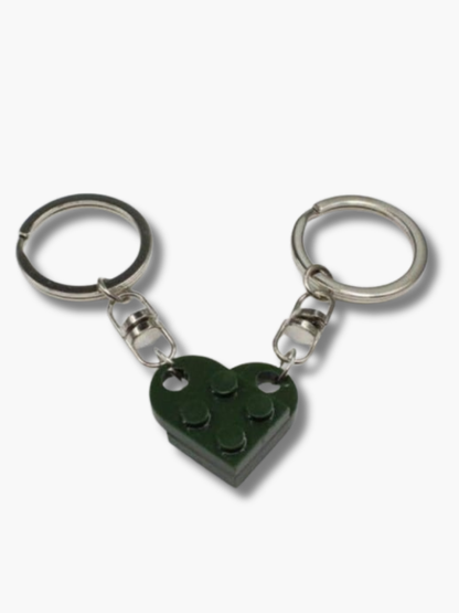 Lego Heart Keychain Couple