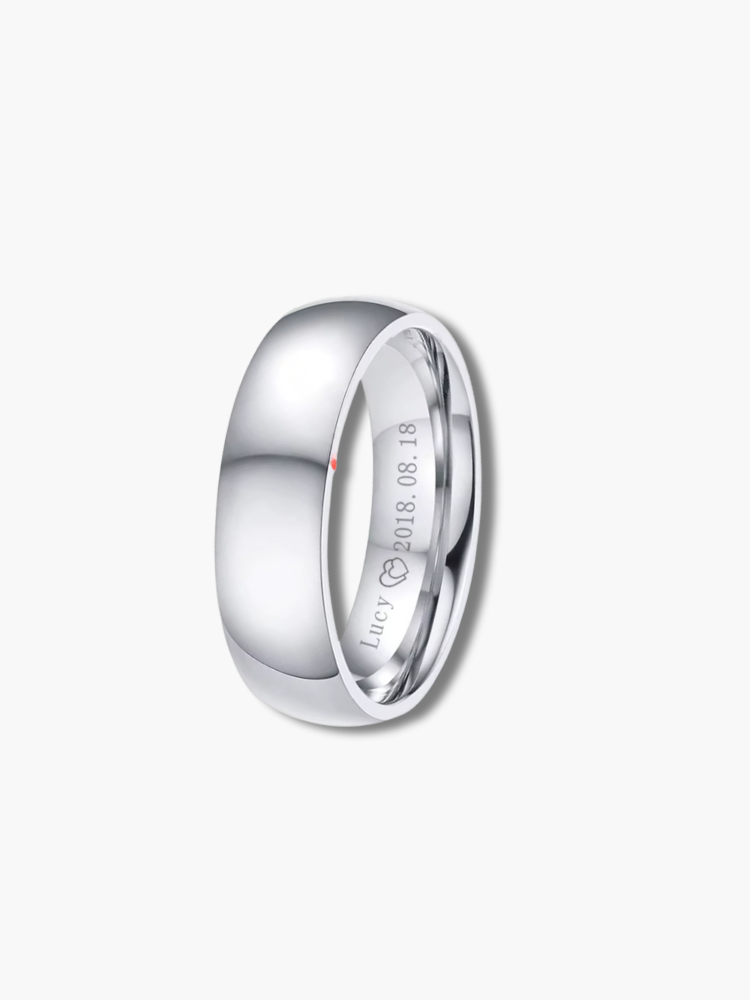 Engraved Couple Ring